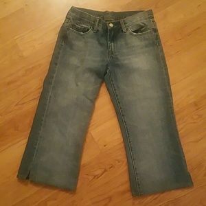 7 For All Mankind Dojo Crop size 28
